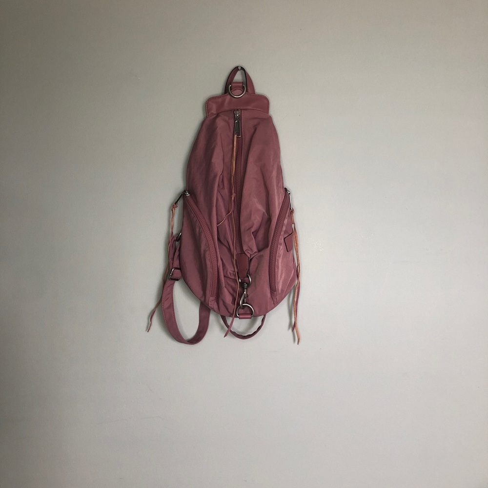 REBECCA MINKOFF dark pink nylon bag pack for women - Picture 3 of 9